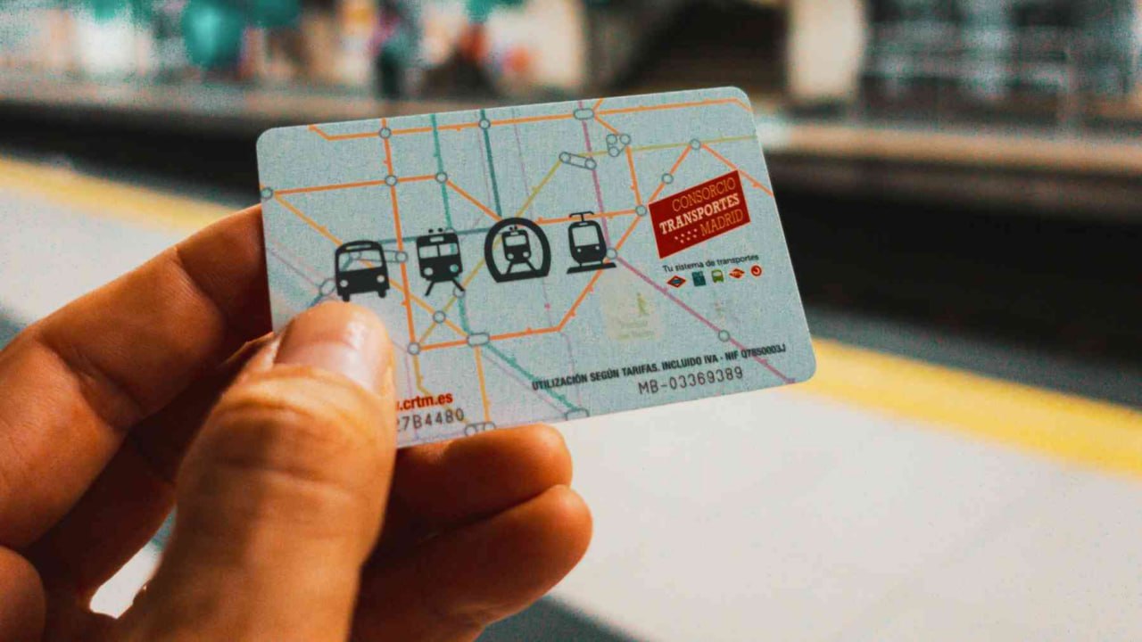 Tarjeta de transporte público de Madrid